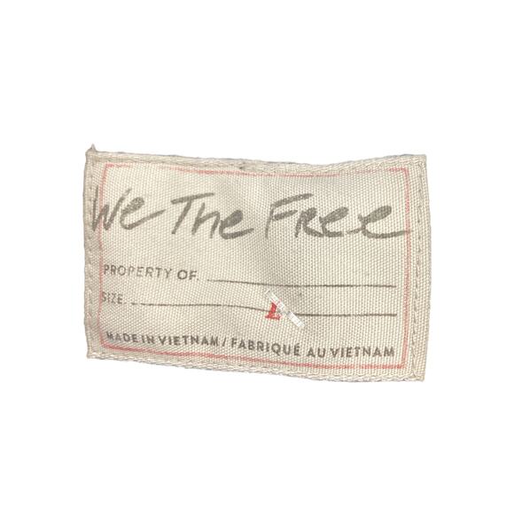 We The Free -Free People Jacket Women’s SZ L Duvet Bomber Two Big Pockets Black - Picture 5 of 5